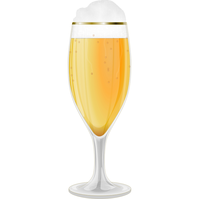 Clipart - glass of beer