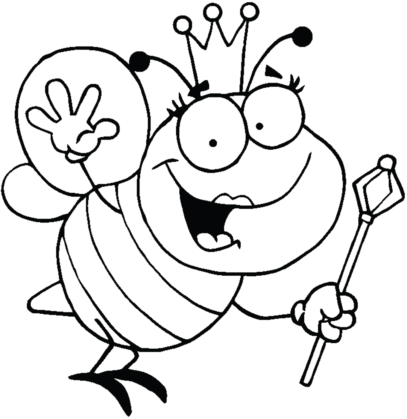 queen clipart black and white - photo #21