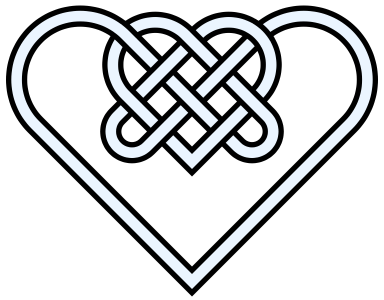 Double-heart-knot 10crossings.svg - ClipArt Best - ClipArt Best