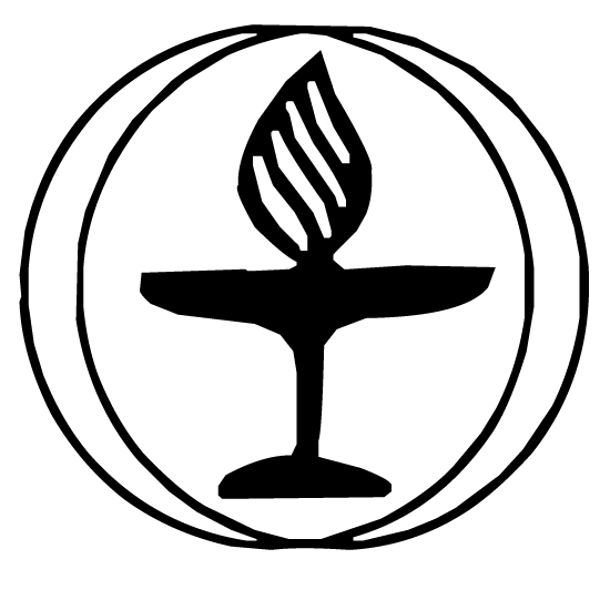 Double Circle Striped Flame Chalice Clip Art - UUA