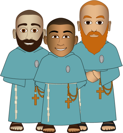 errantem animum: Muñequitos Monasticos: Franciscan Friars of the ...