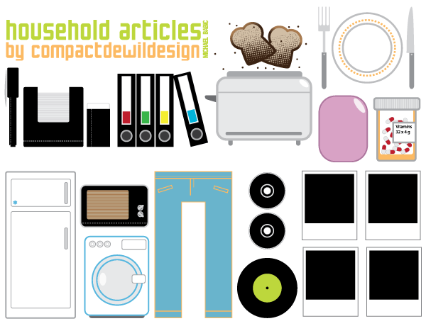 Free Vector Illustrations of Household Items | Download Free ...