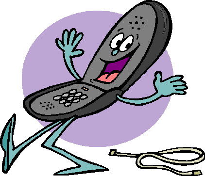 Clip Art - Happy cell phone