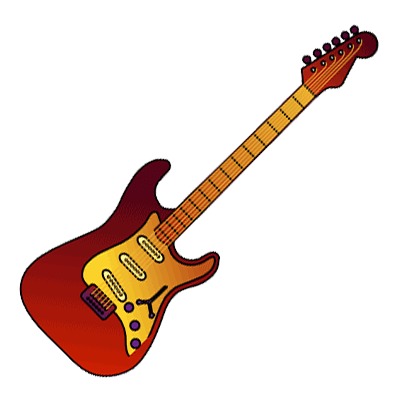 Electric Guitar Clipart Rock 'n' Roll Music Icon | Just Free Image ...