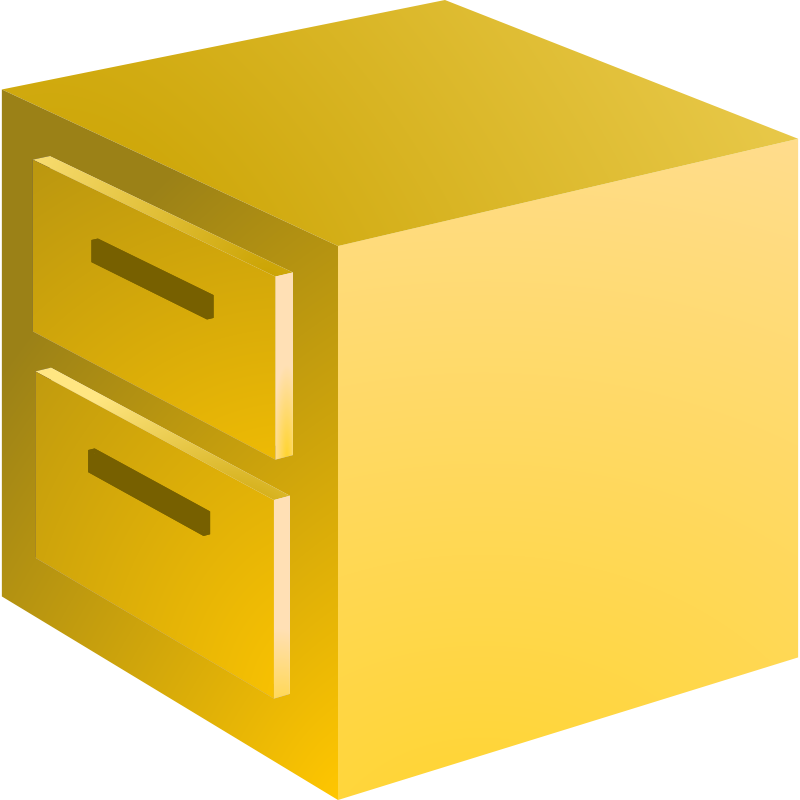 Clipart - A Filing Cabinet