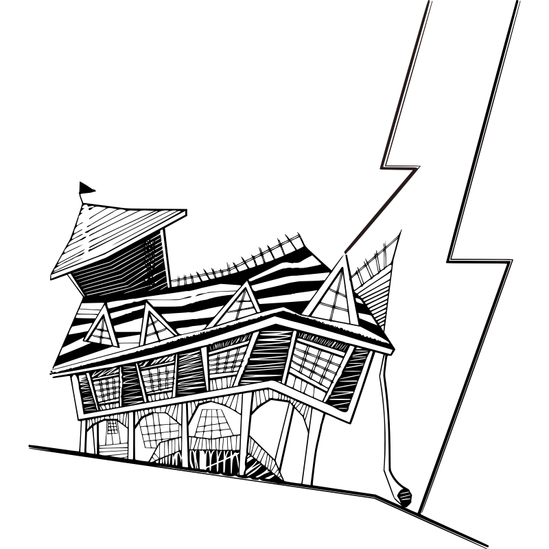 Clipart - Crooked House