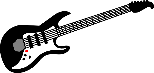 Electric Guitar clip art - vector clip art online, royalty free ...
