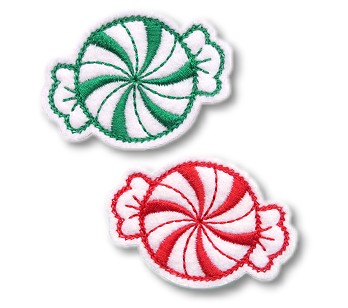 GG Designs Embroidery - Peppermint Clip Cover FELT STITCHIES (in ...