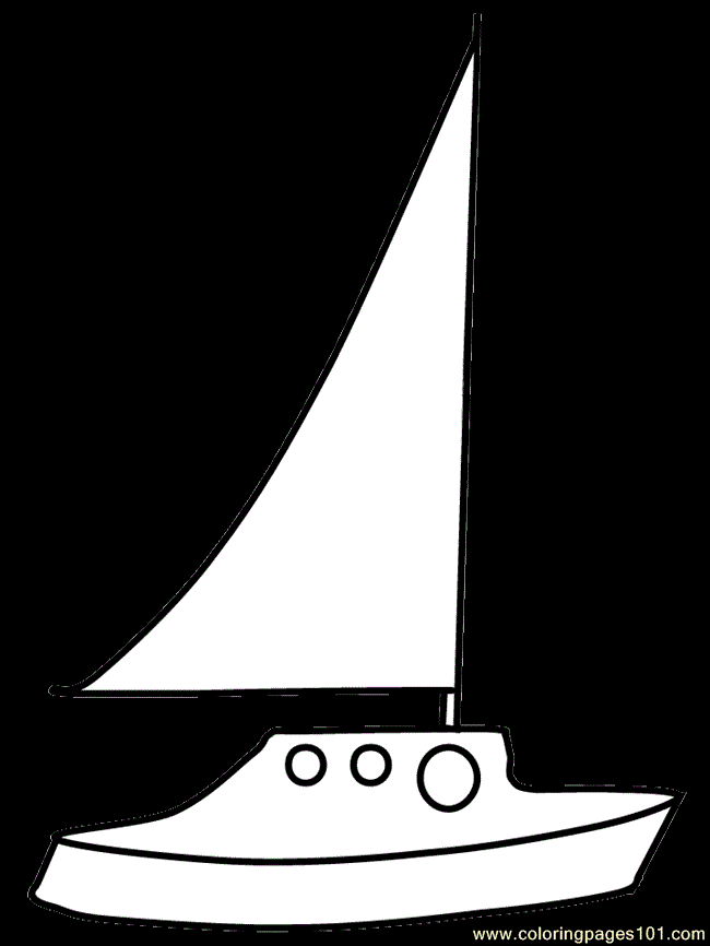 Cartoon Ship Coloring Page 14 Images