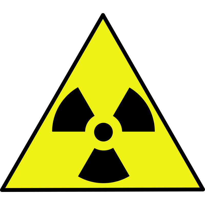 Clipart - Nuclear warning sign
