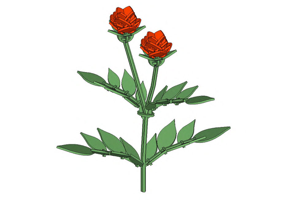 The Rose (flower) - Misc Holiday Items | MakeCNC.