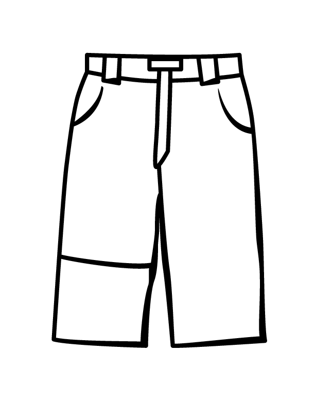 jeans clipart black and white - photo #8