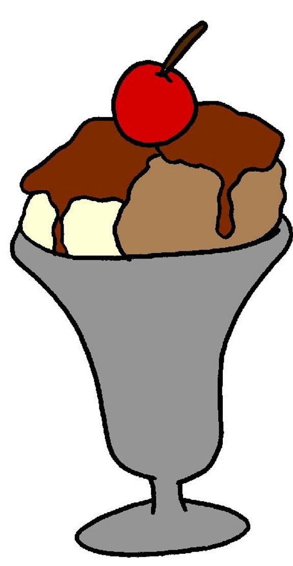 free clipart of ice cream sundae - photo #18