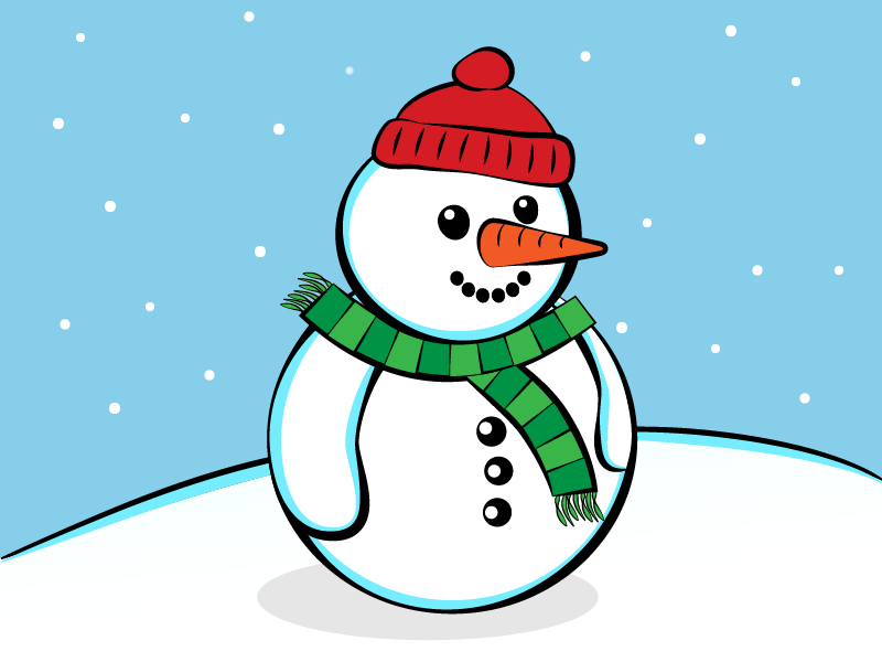 Snowman by juweez on deviantART