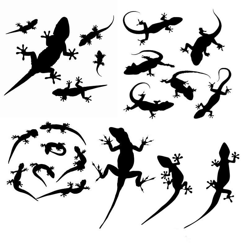 Gecko Stencils Tattoos