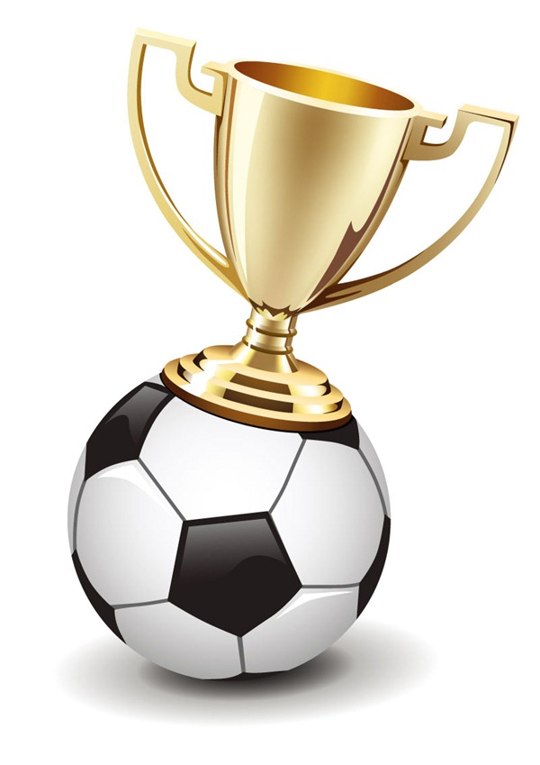 Beautifully designed with football trophy vector graphics | My ...