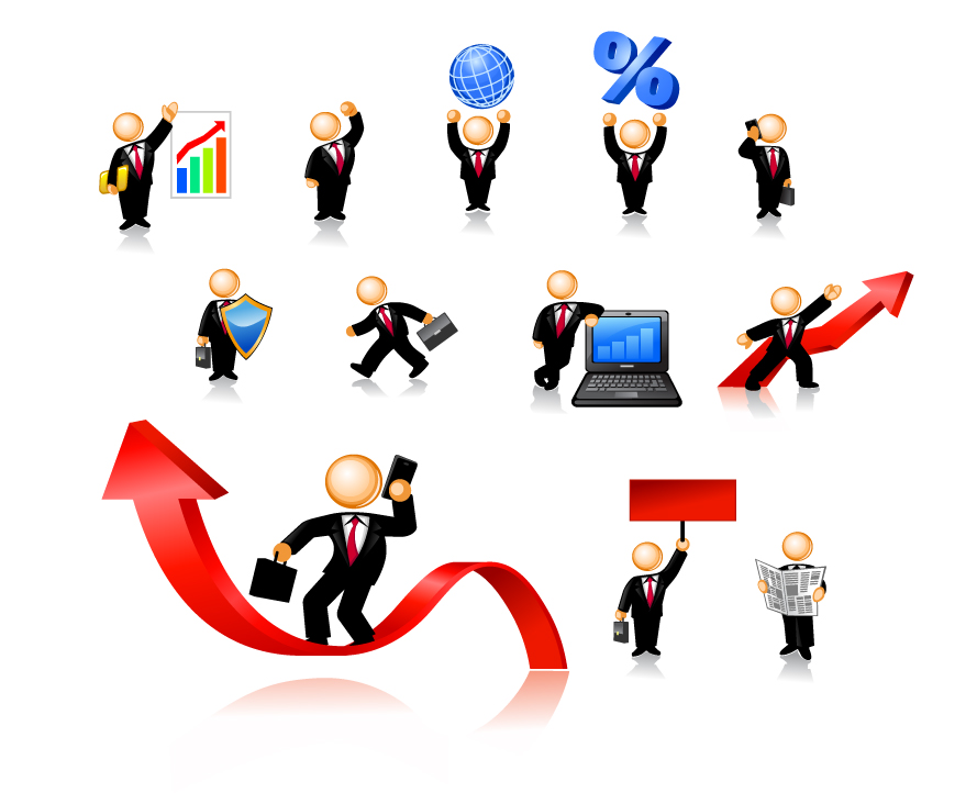 Business Person of the icon image of the vector material Free ...