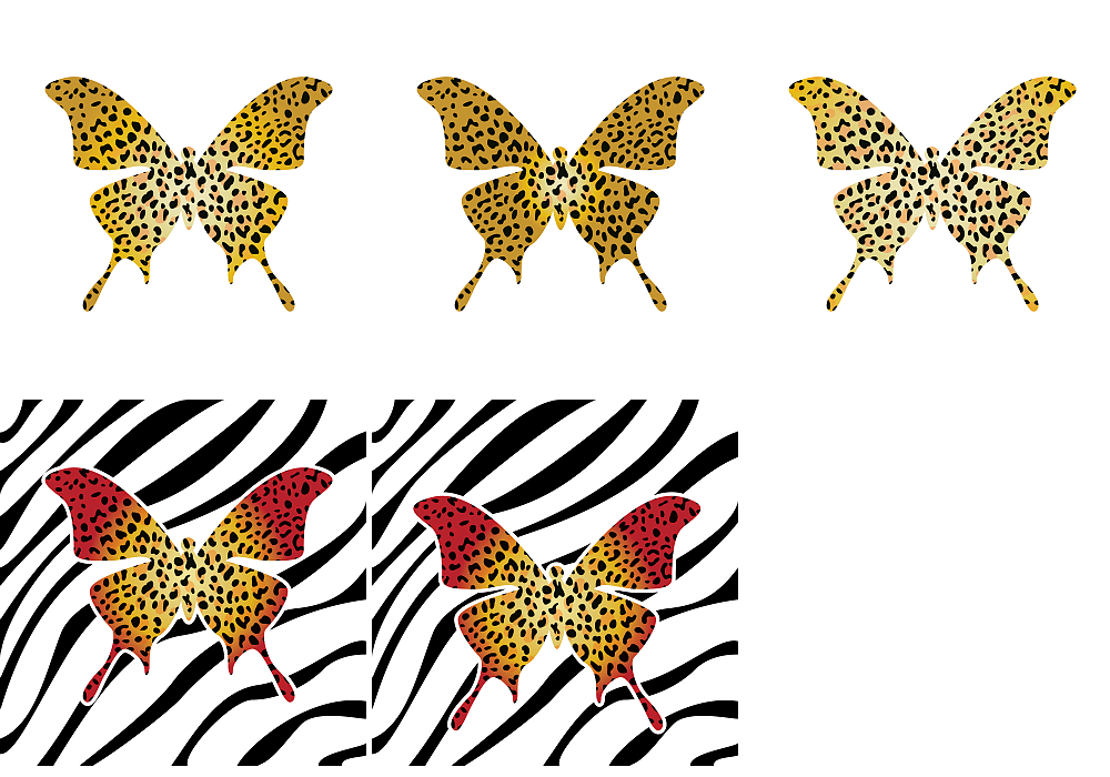 Butterfly Leopard Zebra Vector | DragonArtz Designs (we moved to ...