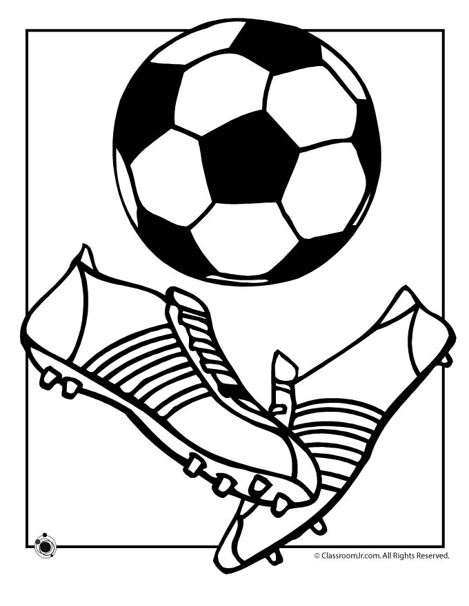 goal keeper stopping the ball coloring page soccer players | thingkid.