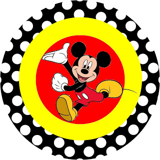 Inspired in Mickey Mouse: Free Party Printables in Red and Black ...