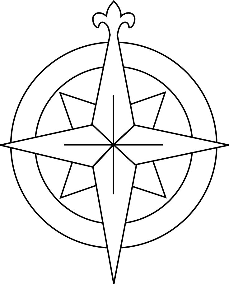 Compass Rose Template Cliparts co Compass Rose Template Cliparts co
