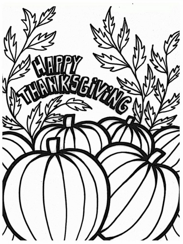 Printable Thanksgiving Coloring Pages Cooked Turkey Coloring Pages ...