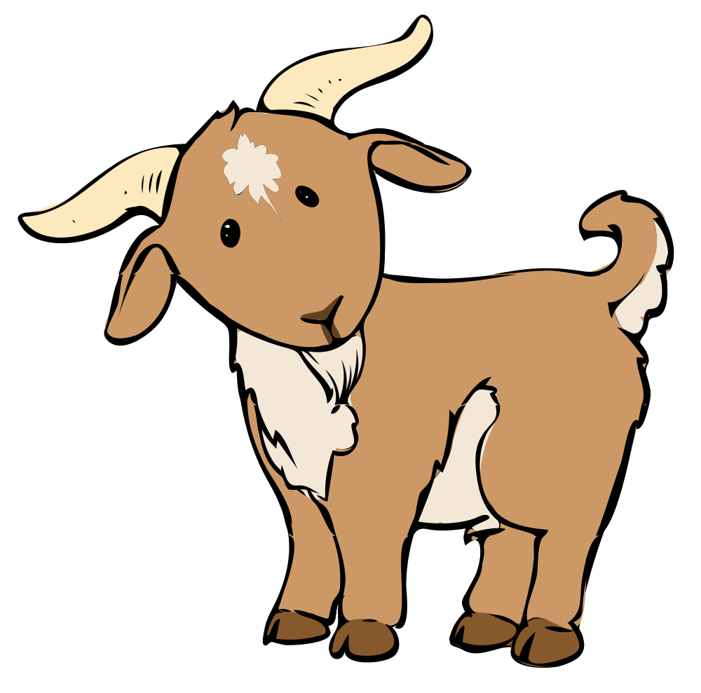Free to Use & Public Domain Goat Clip Art