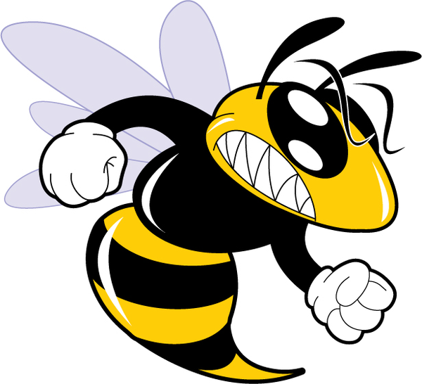 A Cartoon Hornet Clipart image - vector clip art online, royalty ...