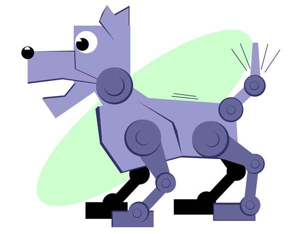 robot dog clipart - photo #3