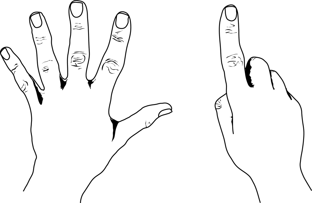 Counting Finger Clipart