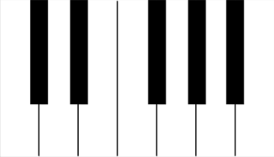 Wavy Piano Keys Clipart | Clipart Panda - Free Clipart Images