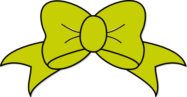 yellow bow clipart - photo #36