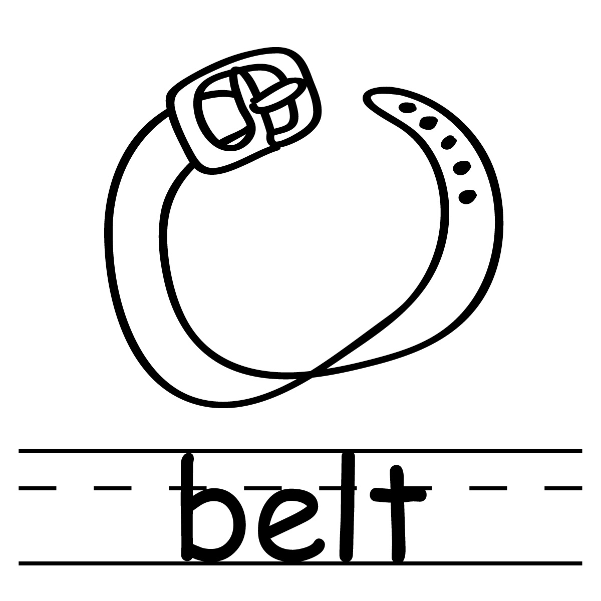 Belt Buckle Clip Art - 0
