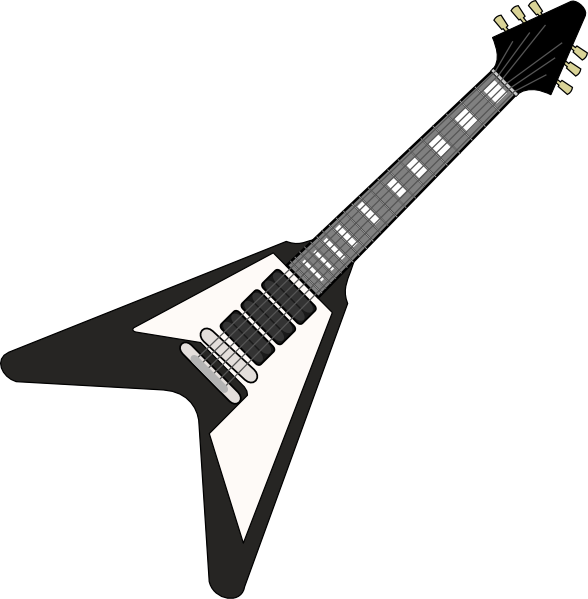 free clipart guitar outline - photo #38