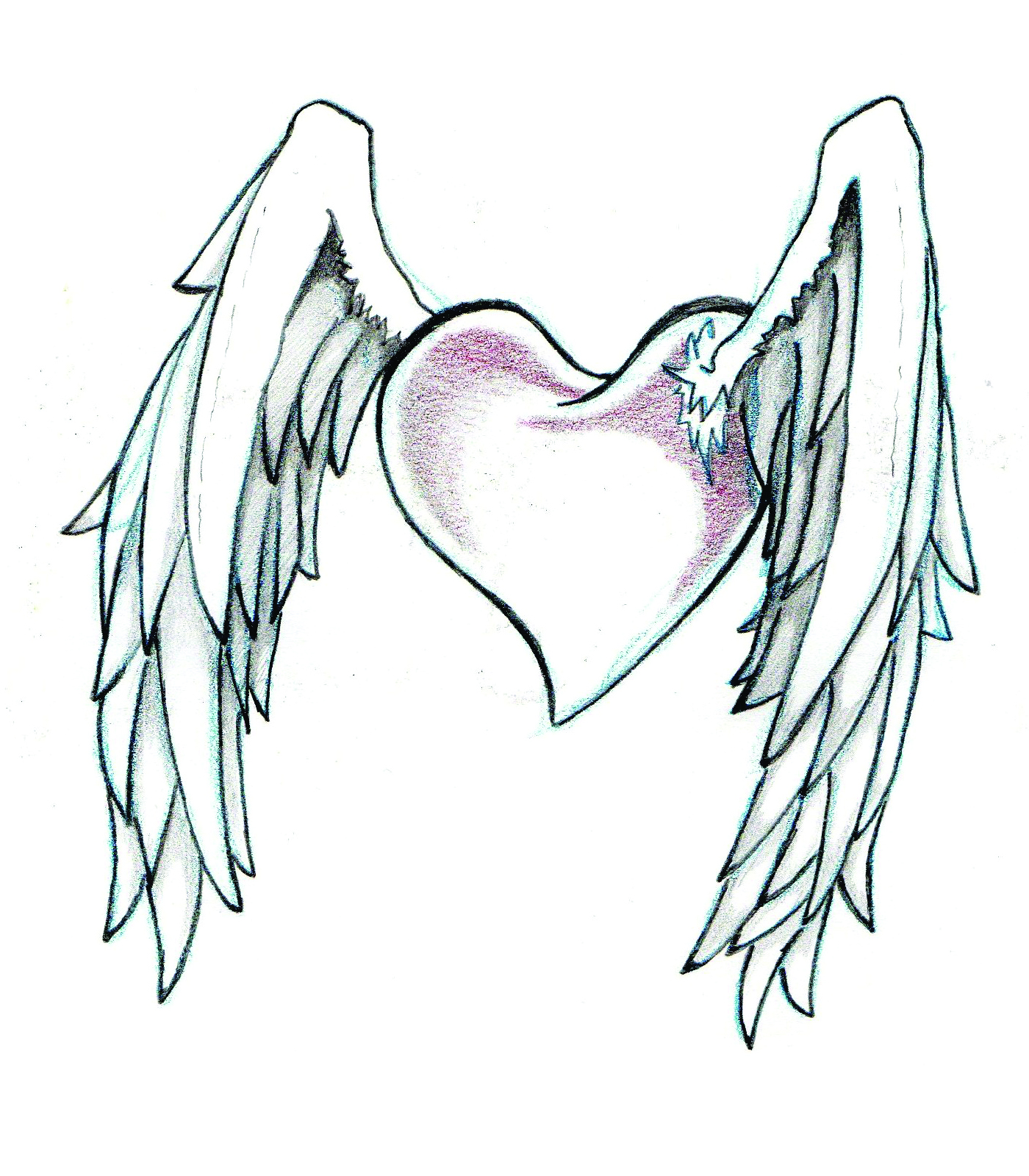 Pics Of Hearts With Wings - ClipArt Best