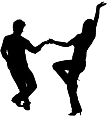PSD Detail | People Dancing Silhouette | Official PSDs