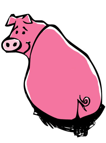 Pink Pig :: Melissa Evans