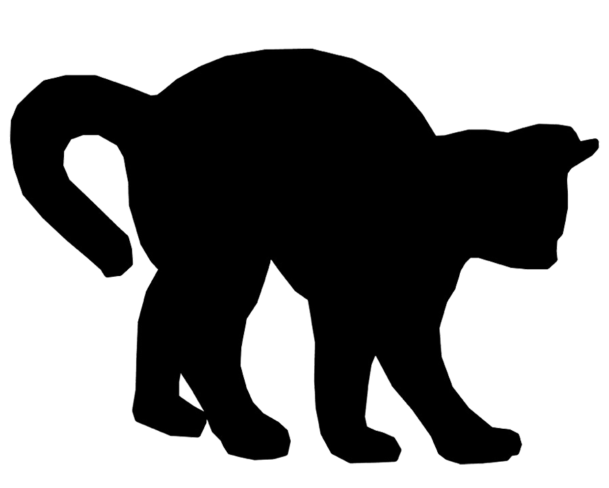 free dog cat silhouette clip art - photo #21