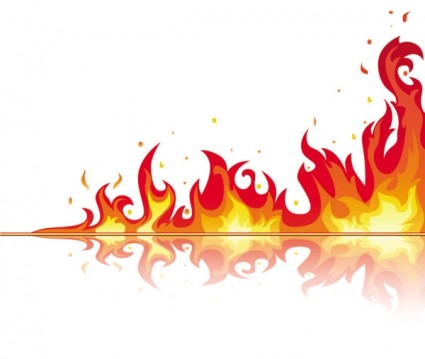 Beautiful Flame Vector Clip-vector Misc-free Vector Free Download