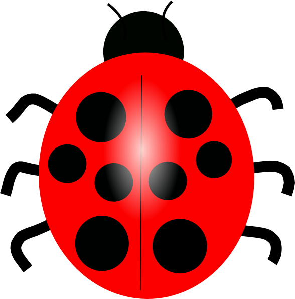 Red Ladybug clip art - vector clip art online, royalty free ...