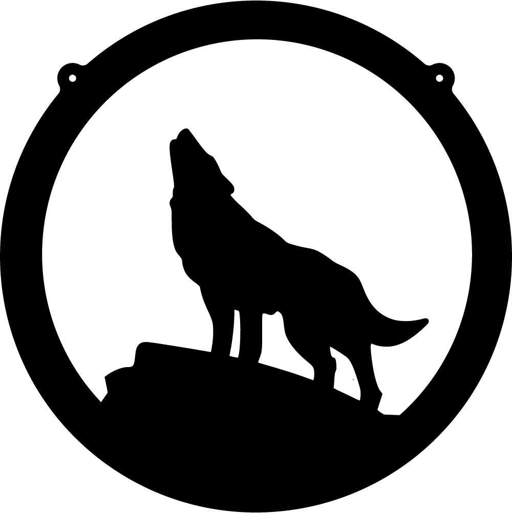 Cartoon Wolf Howling Moon - ClipArt Best