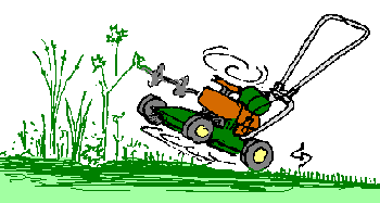 LAWN MOWING MOWER CARTOON ICON GIF « Lawn Mowers - Cliparts.co