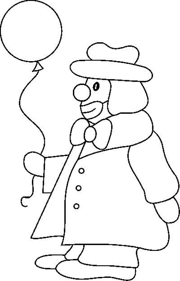 Coloring Page - Clown coloring pages 7