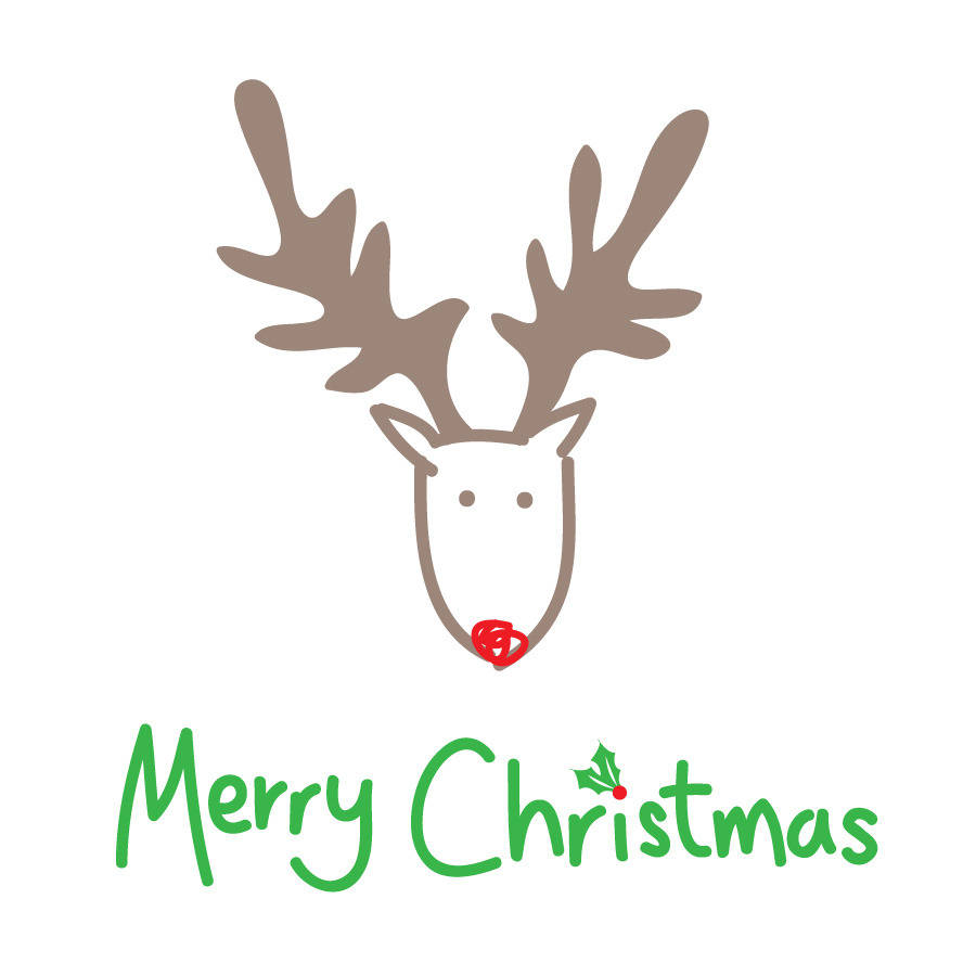 Xmas Stuff For > Merry Christmas Reindeer