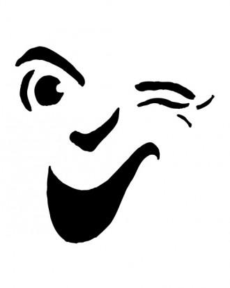 Pix For > Cool Face Stencil Designs