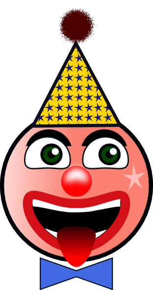 Clown Humor clip art - vector clip art online, royalty free ...