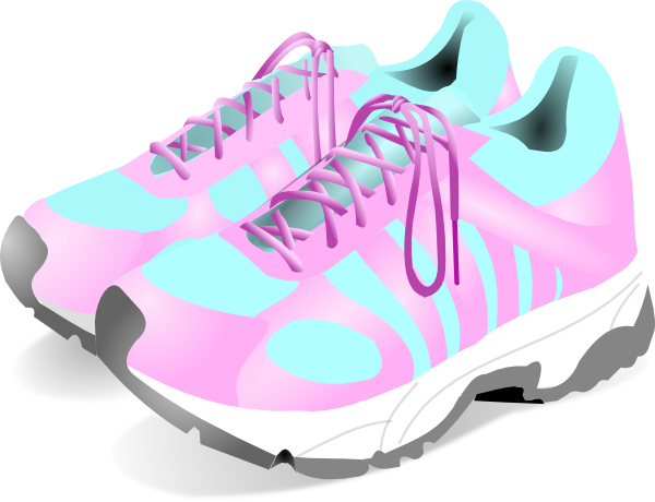 Running Shoes For Women Cartoon - Cliparts.co