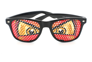 Cartoon Eyes Sunglasses Novelty Gag Gift Funny Crazy Eyes Lens | eBay