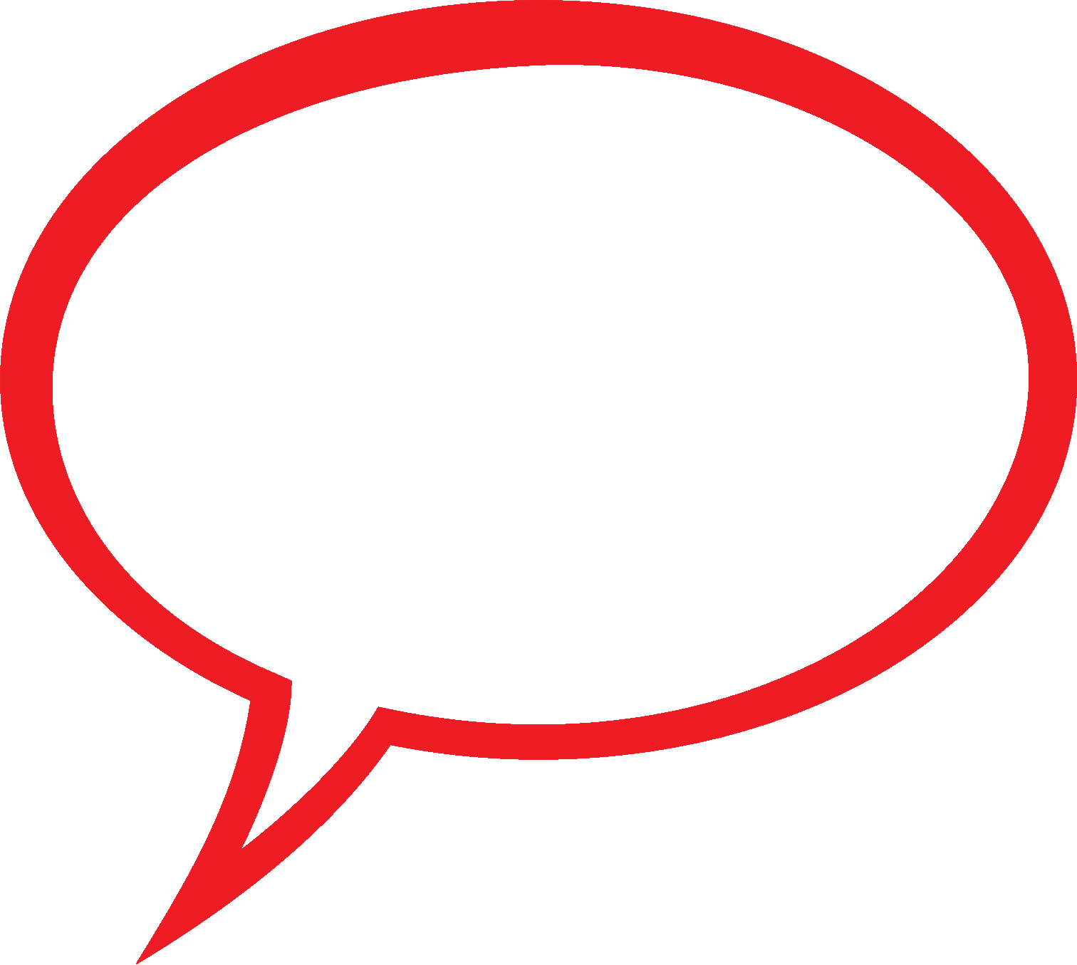 Red Speech Bubble With Exclamation Mark Vector Broadcast Icon ...
