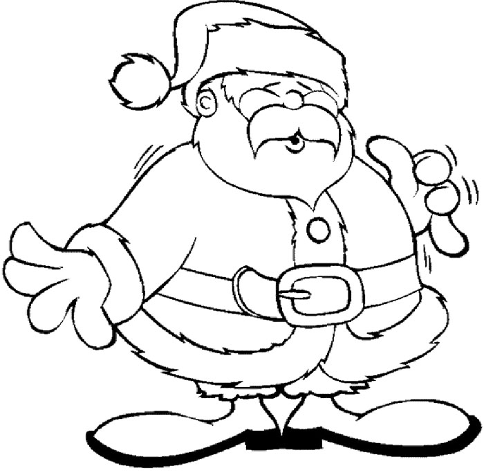 Picture Of Santa Claus Face - Cliparts.co